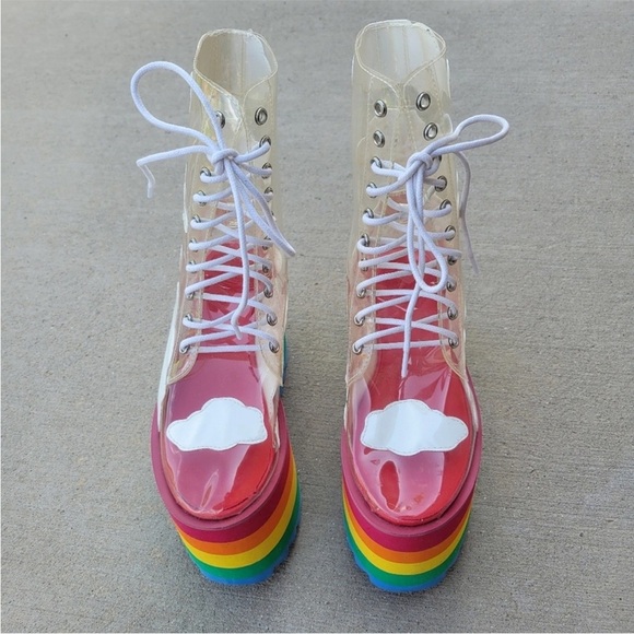 🌈Dolls Kill Happy Days Platforms 8🌈 - Picture 15 of 16